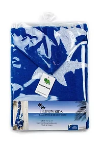 Hooded Easy Bath and Beach Wrap for Boys
