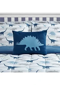 Dino Chambray Ultra Soft Microfiber Comforter Set