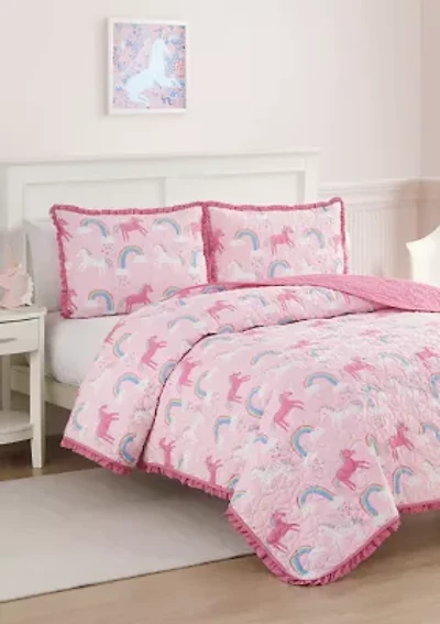 Unicorn Parada Quilt Set