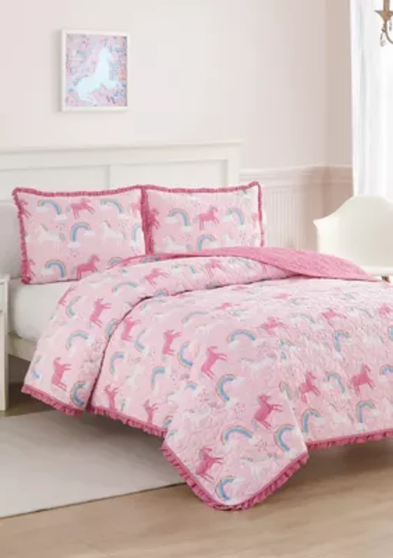 Unicorn Parada Quilt Set