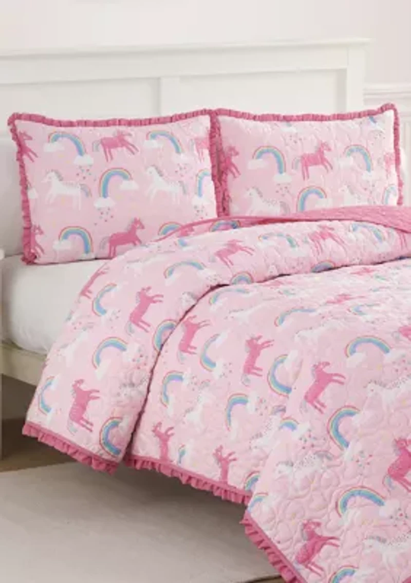 Unicorn Parada Quilt Set
