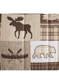 Canyon Trail Brown Microfiber Comforter Set