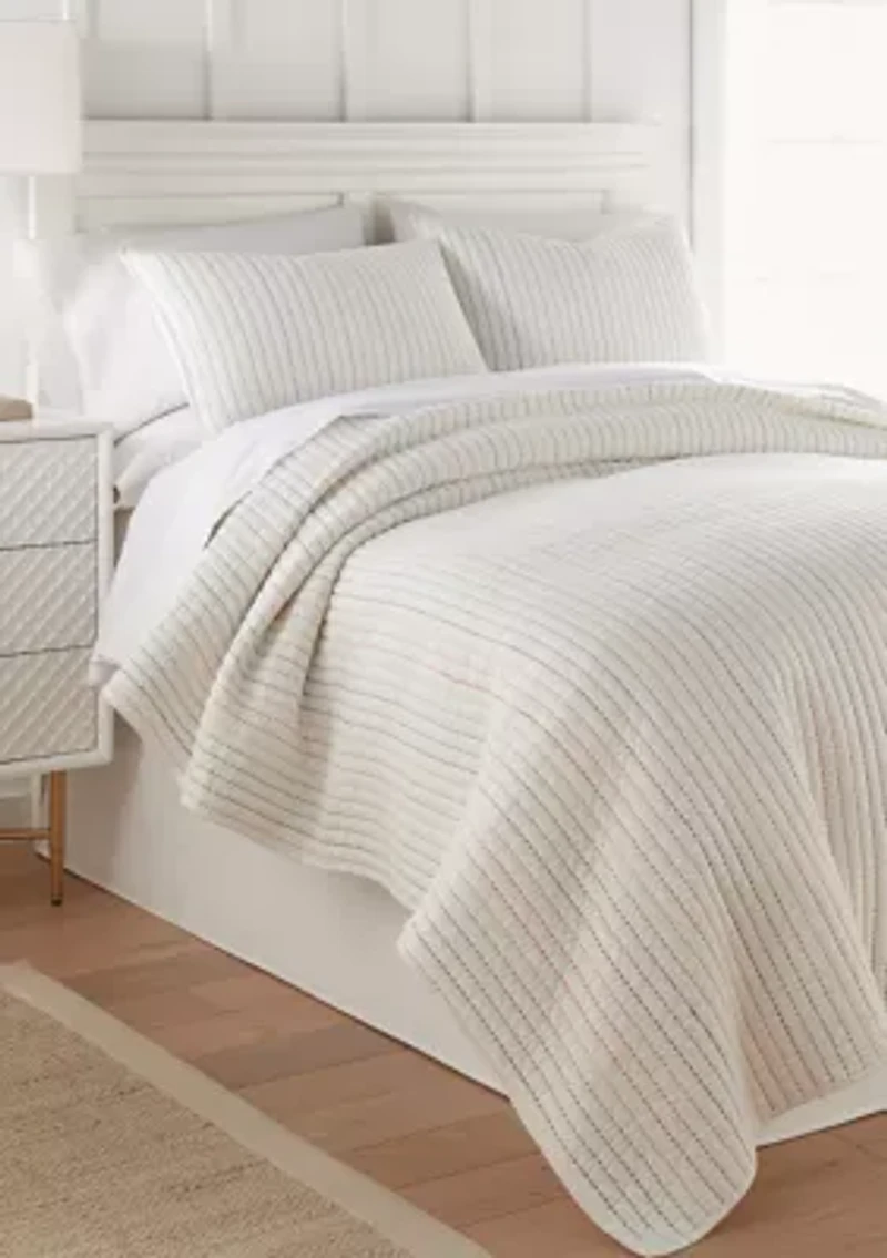 Rainbow Pickstitch Quilt Set