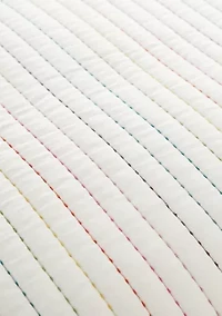 Rainbow Pickstitch Quilt Set