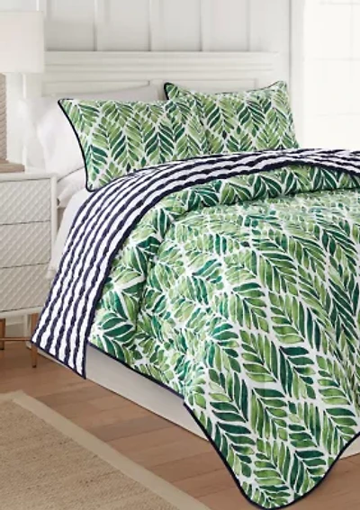 Watercolor Feather Quilt Set