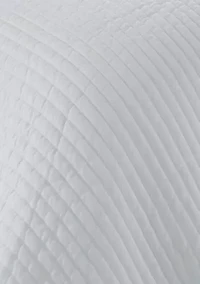 Core Blue Pom Reversible Quilt Set