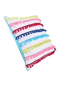 Pom Pom Multi Stripe PIllow 