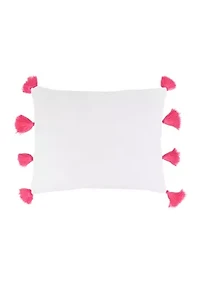 Geo Tassel Decorative Pillow