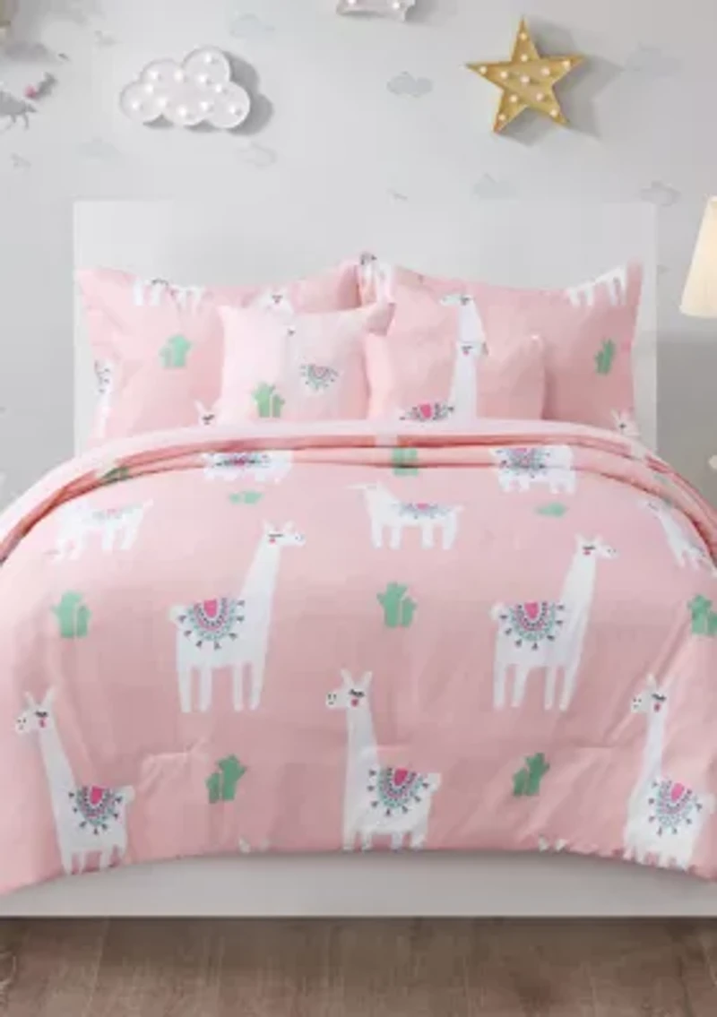 Cool Llama Comforter Set