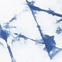 Blue Roxanne Tie Dye Sheet Set King