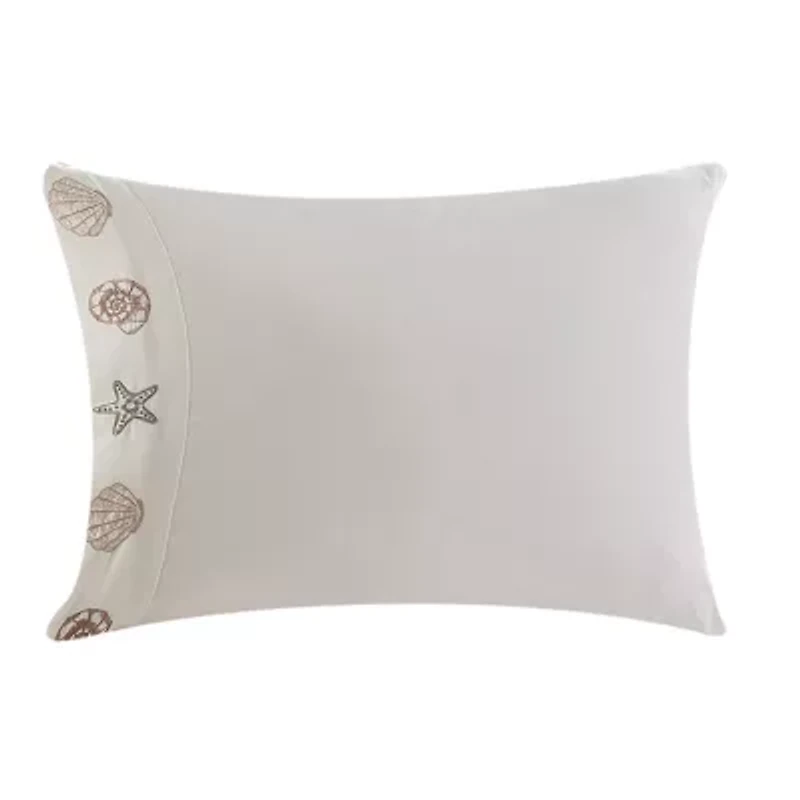 Gold & Silver Embroidered Pillowcase Pair