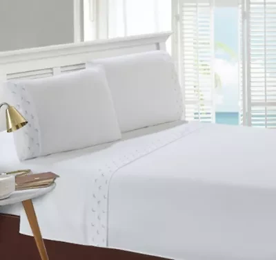 Mini Seagull Embroidered Pillowcase Pair