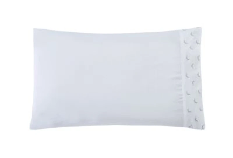 Mini Seagull Embroidered Pillowcase Pair
