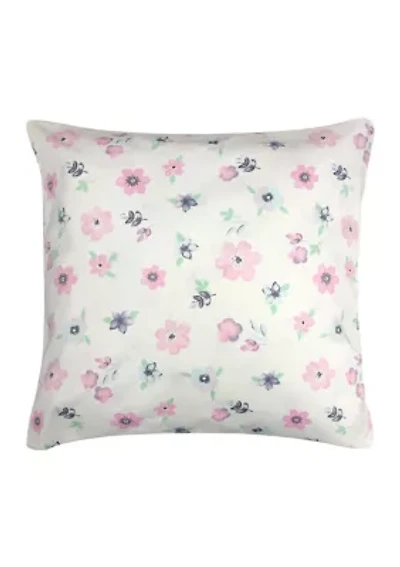 Fleur Decorative Pillow 18 in x 18 in 