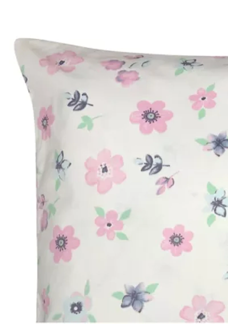 Fleur Decorative Pillow 18 in x 18 in 