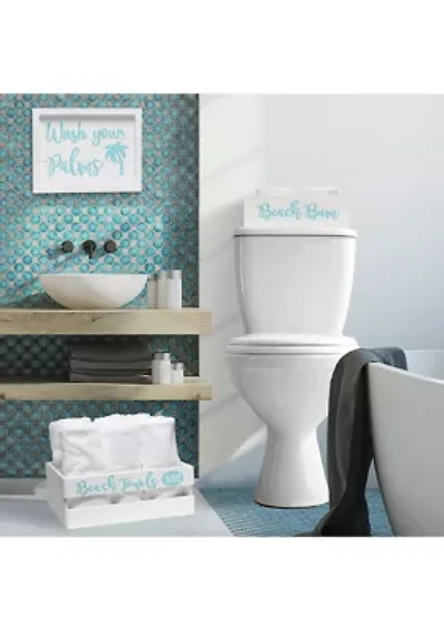 3-Piece Decorative Coastal Bath Set