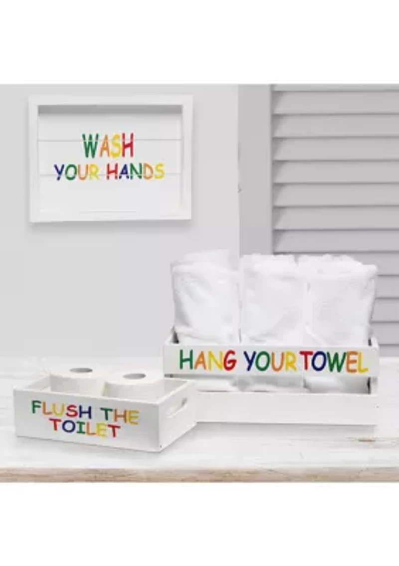 3-Piece Decorative Kids Bath Set