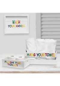 3-Piece Decorative Kids Bath Set