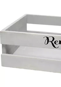 3-Piece Decorative Wood Bathroom Set