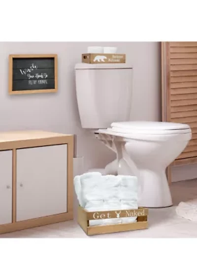Small 3-Piece Decorative Cabin Bath Set