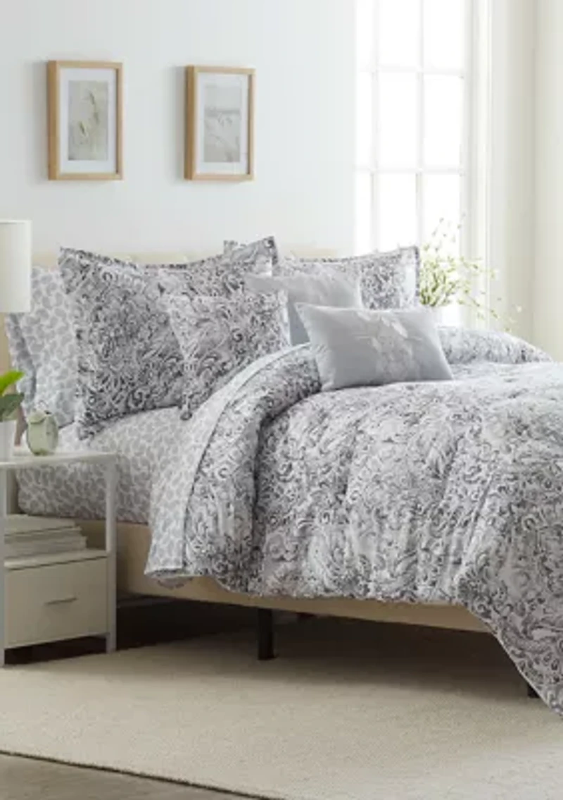 Paisley 10-Piece Comforter Set