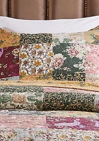 Antique Chic Quilt and Pillow Sham Set