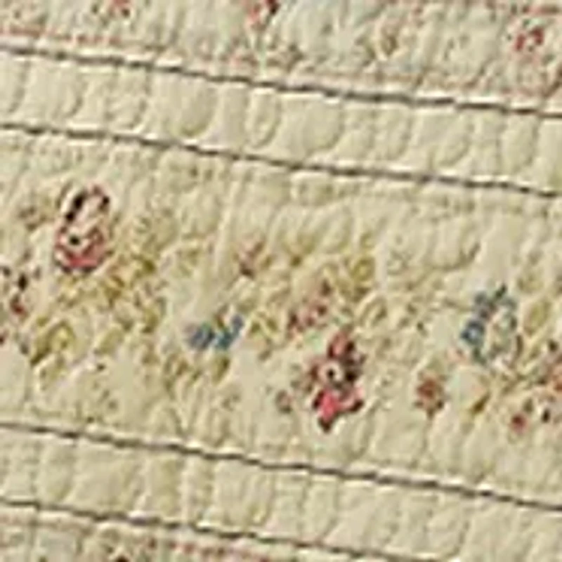 Antique Rose Quilt and Pillow Sham Set
