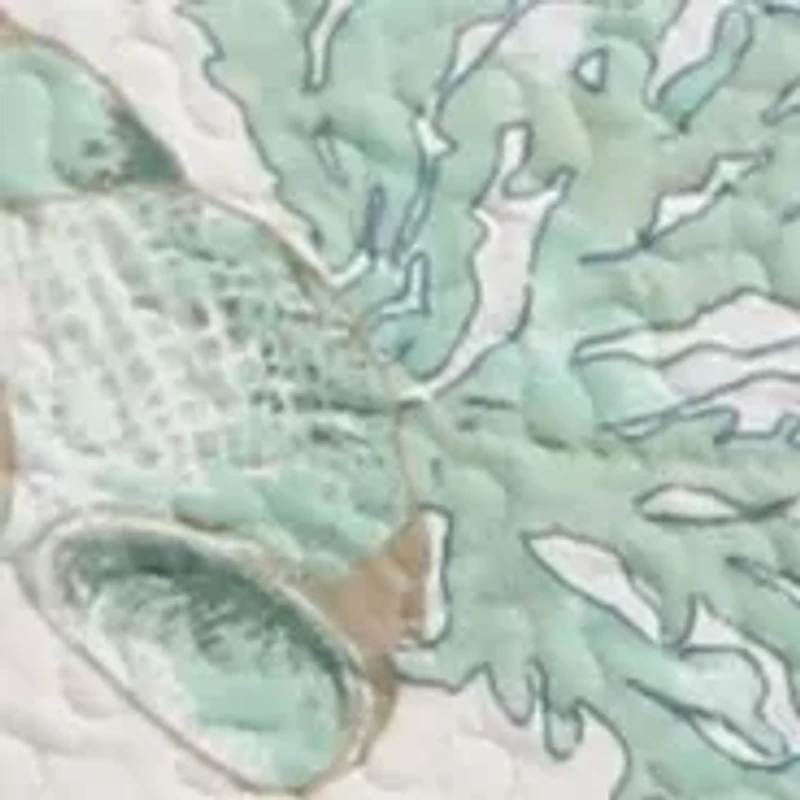Atlantis Quilt and Pillow Sham Set