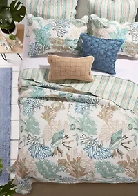 Atlantis Quilt and Pillow Sham Set