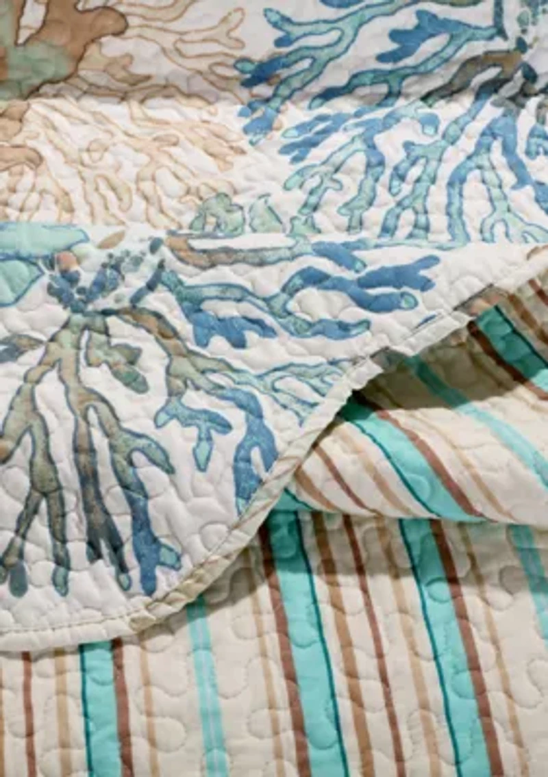 Atlantis Quilt and Pillow Sham Set
