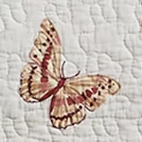 Butterflies Quilt and Pillow Sham Set