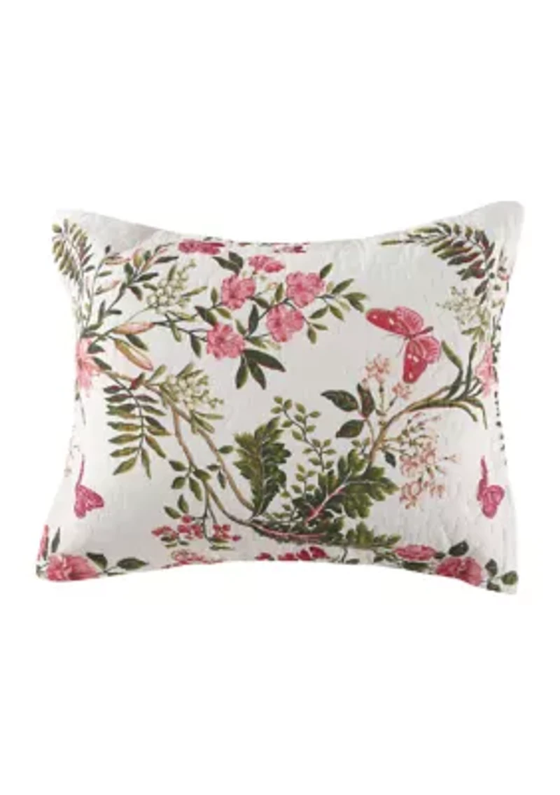 Butterflies Quilt and Pillow Sham Set