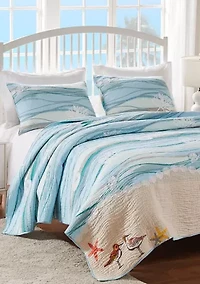Maui Quilt and Pillow Sham Set