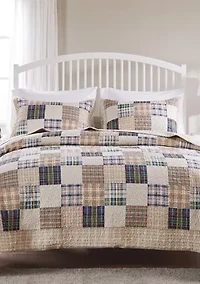Oxford Quilt and Pillow Sham Set