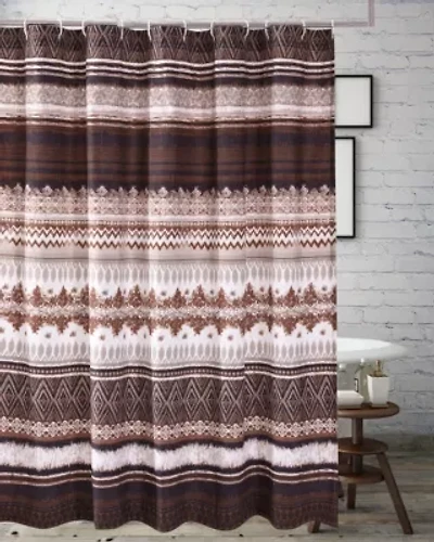 Southwest Latte Bath Shower Curtain