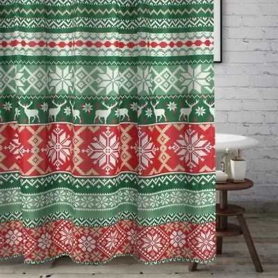 Fair Isle Bath Shower Curtain