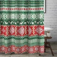 Fair Isle Bath Shower Curtain