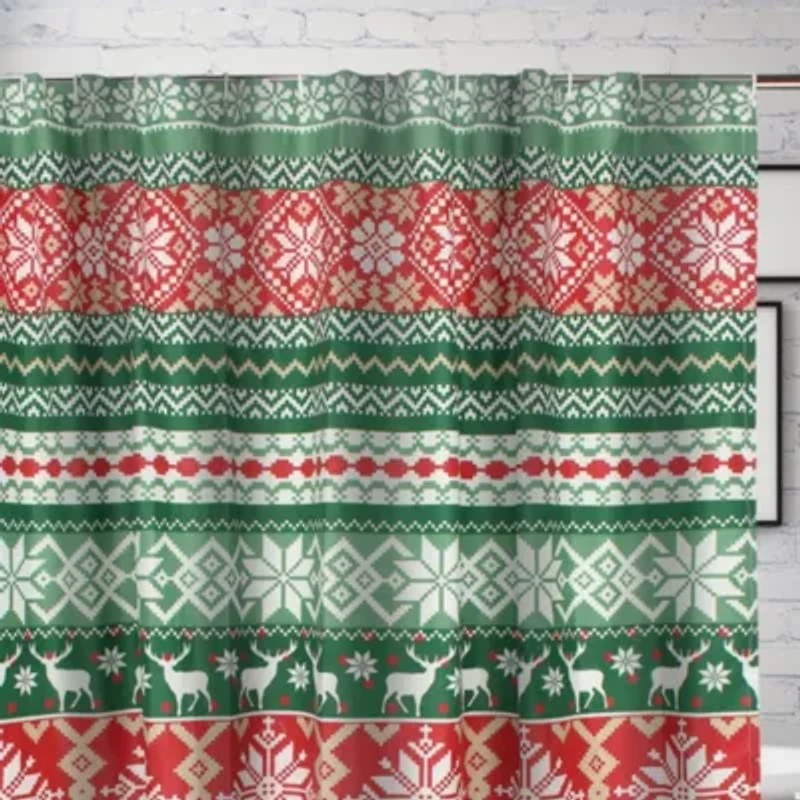 Fair Isle Bath Shower Curtain