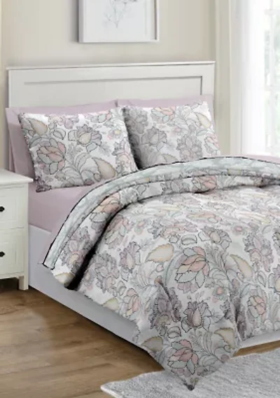 Floral Comforter Set