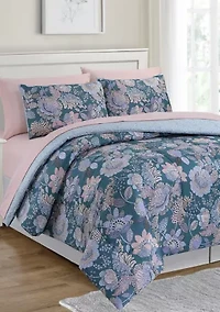Riley Floral 7-Piece Comforter Set