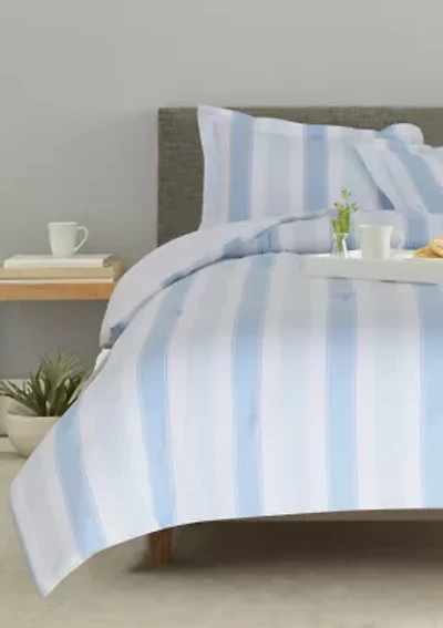 Wide Stripe Comforter Set