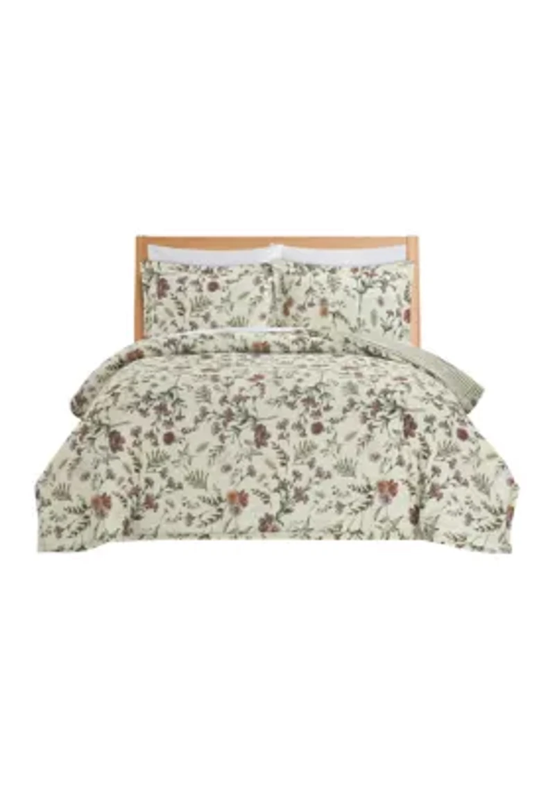 Floral Comforter Set