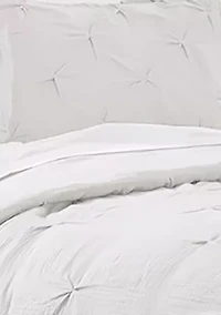 3-Piece Pintuck Comforter Set