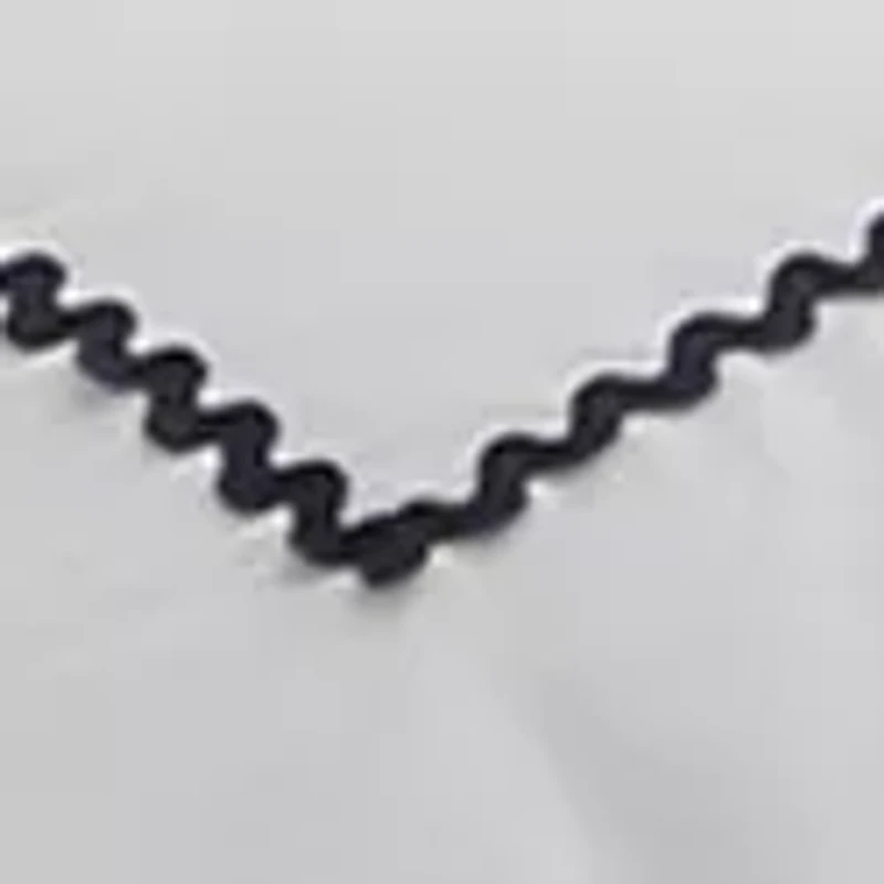 Rickrack Border Comforter Set