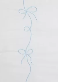 Blue Bow Comforter Set