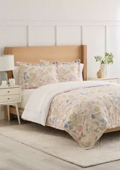 Floral Print Comforter Set