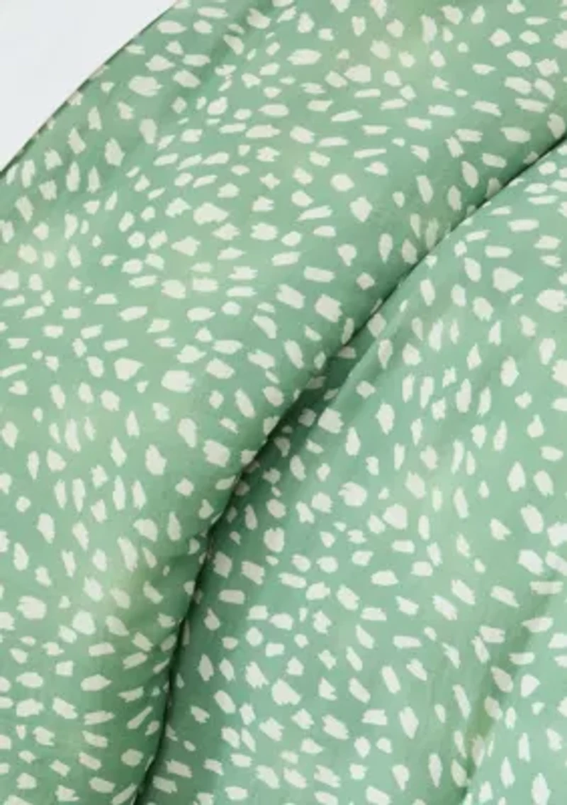 Dot Printed Quilted Set