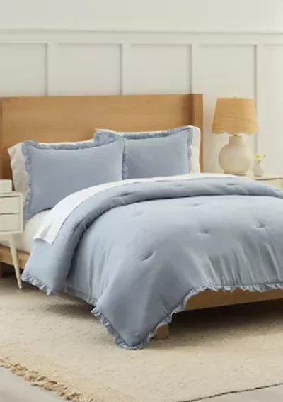 Ruffle Comforter Set