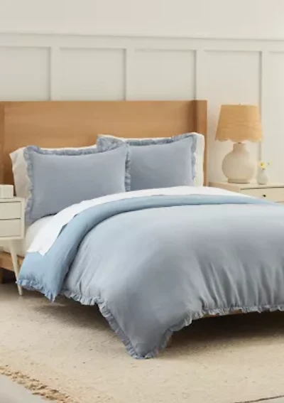 Ruffle Duvet Cover Set