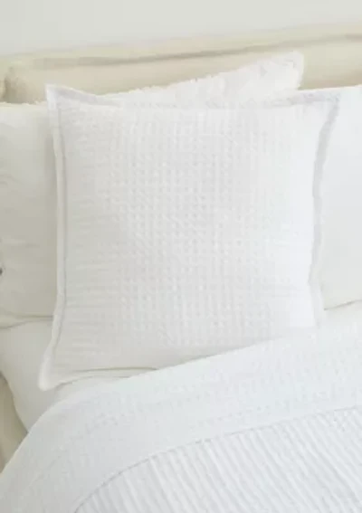 Waffle Euro Pillow